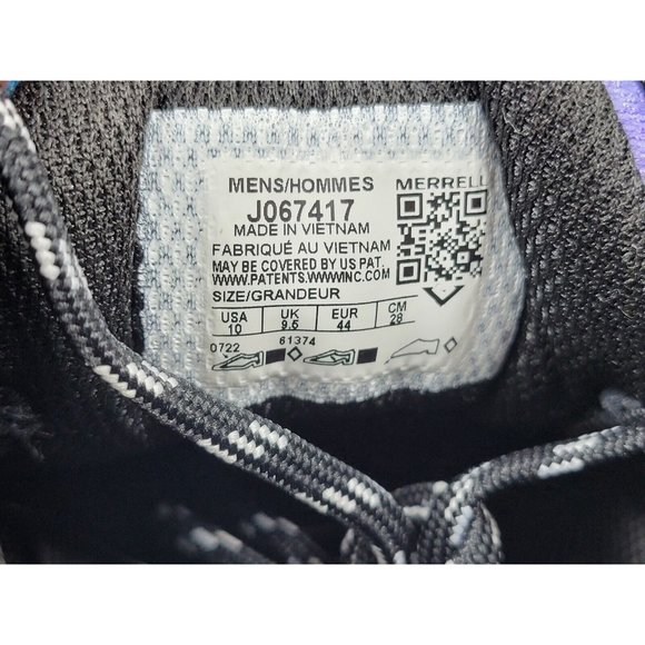 Merrell Moab Flight Galactic Vibram Shoes Sneakers Mens Size 10 Blue J067417 - Picture 5 of 6